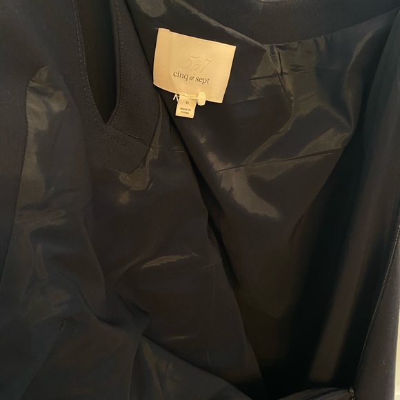 Cinq á sept long navy dress - Picture 13 of 16